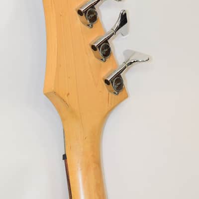 B.C. Rich Bronze Series Warlock Electric Bass Guitar Black image 7