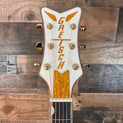 Gretsch G5022CWFE Rancher Falcon Jumbo Cutaway Acoustic-Electric Guitar - White, Free Ship, 656 image 9