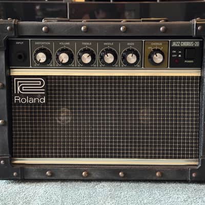 Immagine Roland JC-20 Jazz Chorus 20-Watt 2x5" Guitar Combo 1992 - 1996 - Black - 2