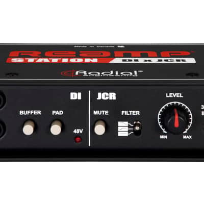 Radial Reamp Station  Combination Active Direct Box and Reamp JCR image 3