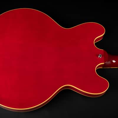 1990 Gibson ES-335 Dot Reissue - Cherry | Vintage USA Post Norlin Era Semi-Hollow Bill Lawrence Humbucker | OHSC image 11