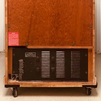 VINTAGE 1975 Leslie Speaker Cabinet 710 w/ Trek II Crossover for Hammond Organ image 4