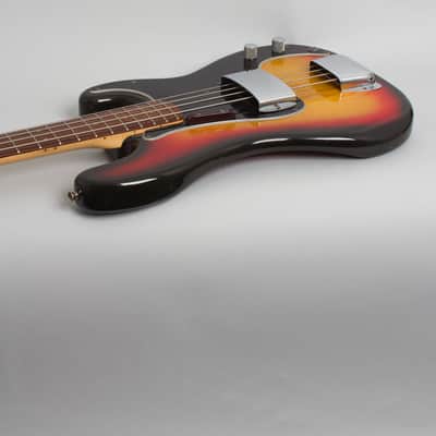 Fender  Precision Bass Solid Body Electric Bass Guitar (1976), ser. #76-51232, original black tolex hard shell case. image 7