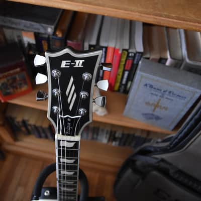 ESP E-II Eclipse BB, 2020, Black Satin with EMG's, Nice condition image 19
