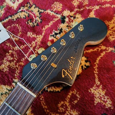 *NEW IN BOX* 2026 Fender Japan Limited Edition Traditional Collection, 60's Jaguar Black Pearl Gold with Matching Headstock, MIJ JD26 image 14