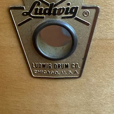 Vintage Ludwig 3ply 16x16 Thermogloss Floor Tom 60's Keystone Badge! image 7