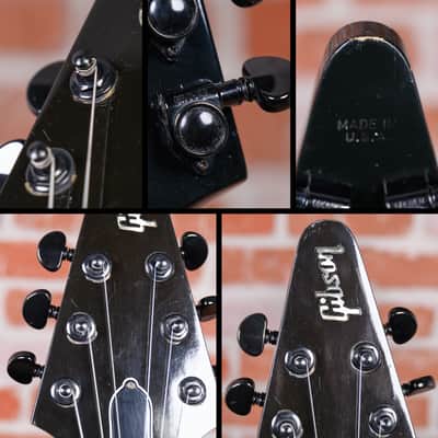 Gibson Flying V V90 Ebony 1988 w/OHSC image 12