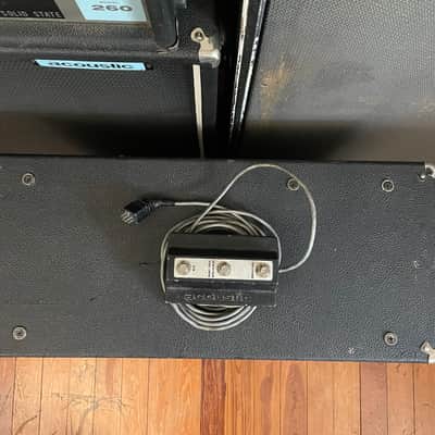 Vintage Acoustic Control Corp Model 124 4x10 Guitar/Bass Combo Amp - 1970’s Made In USA - Original Footswitch Included image 8