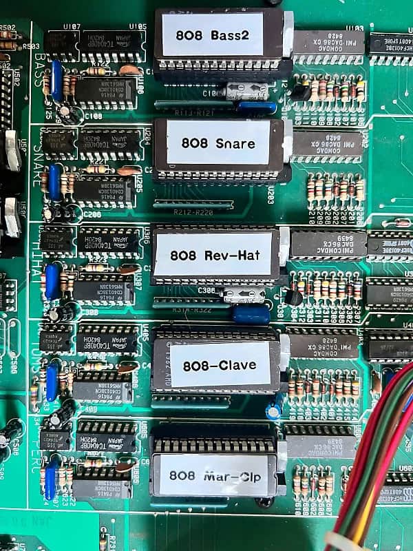 Roland TR-808 EPROMs for Oberheim DX Drum Machine image 1