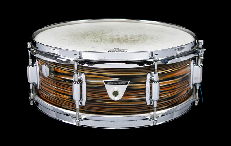 Ludwig S-100 Standard Series 5x14" 8-Lug Wood Snare Drum 1969 - 1974 image 5