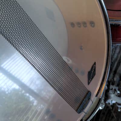 Premier Birch Snare 90s-2000s - Burgundy image 7