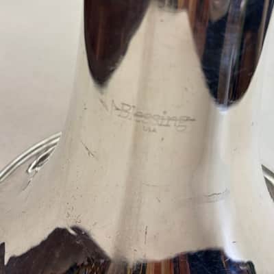 Blessing BM311S Silver-Plated Marching Baritone – Good Condition, Original Case image 15