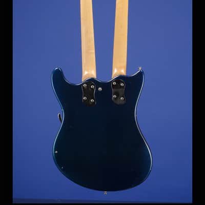 Mosrite Joe Maphis Model Double-Neck 6/12 String 1966 Ink Blue image 3