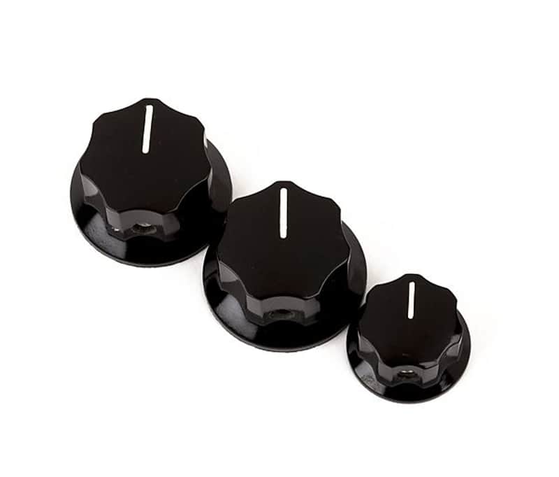 Fender 099-1370-000 Jazz Bass Knobs (3) image 1