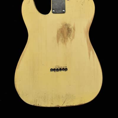 Dax&Co. 50's Esquire 2018 Vintage Blonde W/ Fender Telecaster Parts, FAT Neck, Bakelite Guard & Case image 6