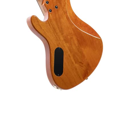 Cort, Jeff Berlin Rithimic 4-String Bass Guitar, Right, Natural Glossy, Full (RITHIMICNAT) image 5