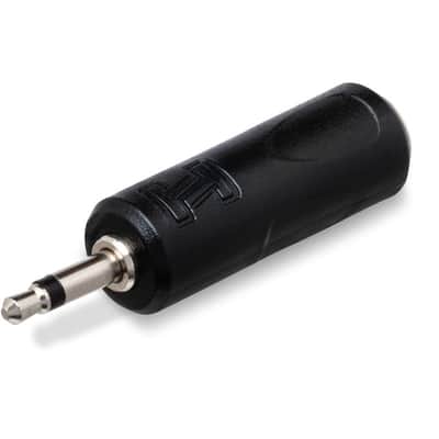 HOSA GMP-113 Adaptor, 1/4 In TS To 3.5 Mm TS image 1