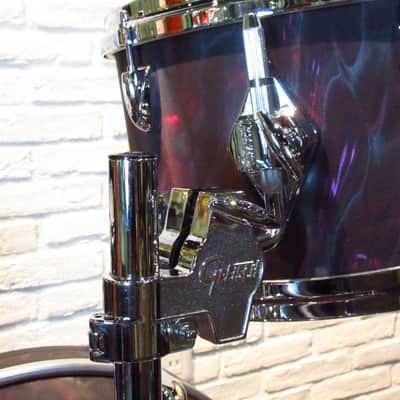 Gretsch USA Custom Series 3pc Drum Set 20" 12" 14" Peacock Satin Flame image 3