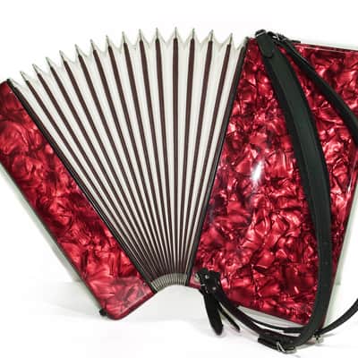 Royal Standard Full Size Piano Accordion 120 Bass made in Germany, Concert Akkordeon for Adults, New Straps and Soft Bag for Gift, 2666 image 12