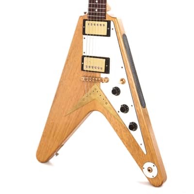 Banker Custom 58 Spec V Korina Natural Lightly Aged w/OX4 Gold Beano PAF Pickups & Brazilian Rosewood Fingerboard image 2