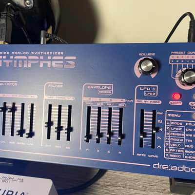 Dreadbox Nymphes 6-voice Desktop Analog Synthesizer 2021 - Present - Blue image 1