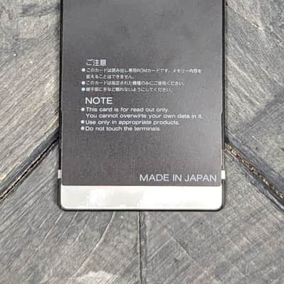 Used Roland SN-R8-01 Contemporary Percussion Sound Data Rom Card for Roland R8 image 2