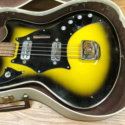 Truetone Electric Bass Guitar 1968 image 8