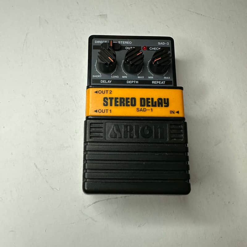 Arion SAD-1 Stereo Delay 1980s - Yellow image 1