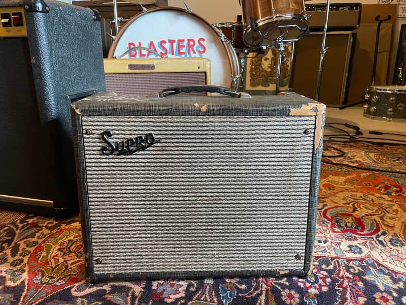 1965 Supro 1605R vintage w/ reverb, serviced, Valco Chicago 35, Mike Ness, Social Distortion image 1