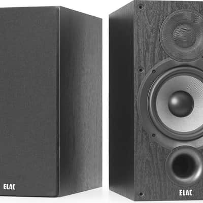 ELAC Debut 2.0 B6.2 Bookshelf Speakers, Black (Pair) image 1