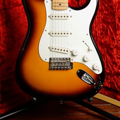 Fender American Vintage '56 Stratocaster 2-Color Sunburst Pre-Owned image 1