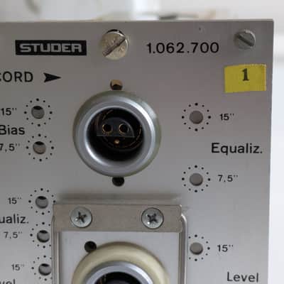 Studer A62 - amps image 3