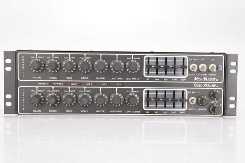 Mesa Boogie Quad Preamp Rack Tube Guitar Amp Mark IIC III Wendy
