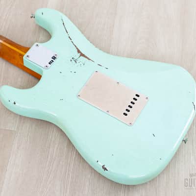 Fender Custom Shop 1956 Stratocaster Roasted Relic Aged Surf Green w/ Fat '60s Pickups image 12