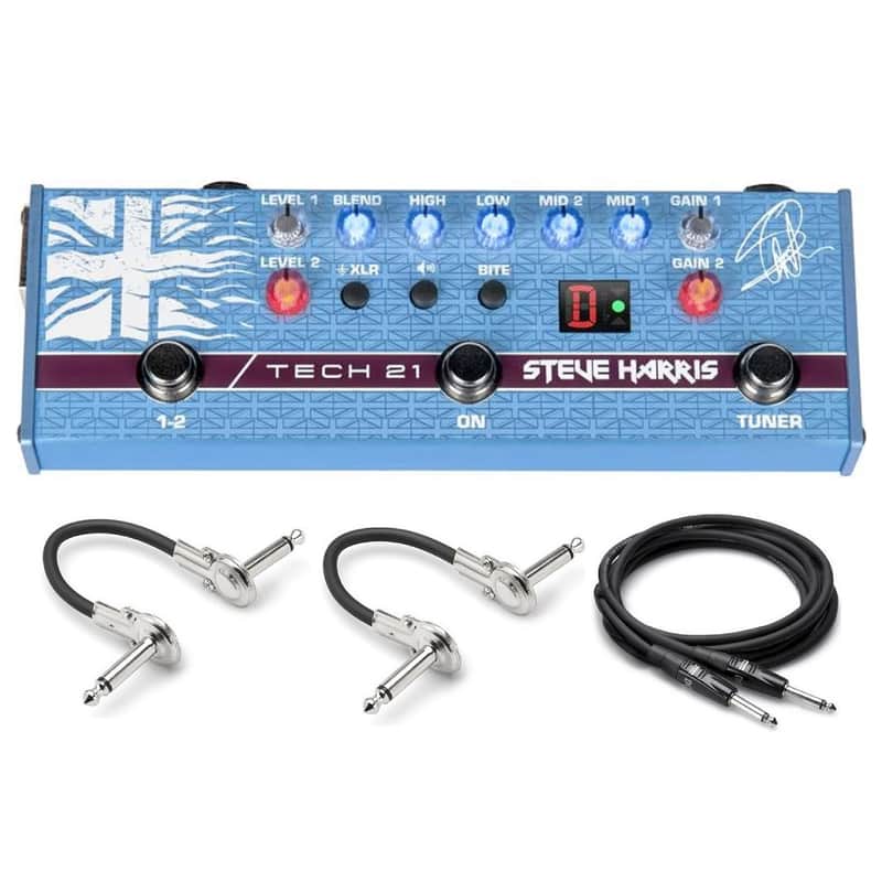 New Tech 21 Steve Harris Signature SH1 Sansamp Bass Guitar Preamp Pedal image 1