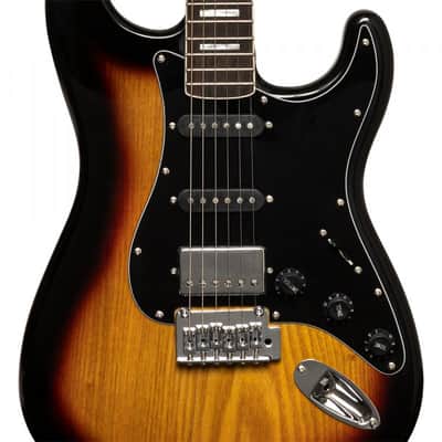 Stagg SES-60 SNB Vintage Series Solid Alder Body Bolt-on Roasted Maple Neck 6-String Electric Guitar image 5