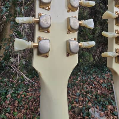 Ibanez 2402DX-WH Double Cutaway Double Neck 1974 - 1977 - White Bild 15