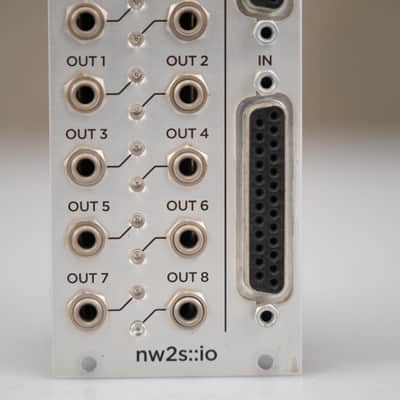 nw2s nw2s::io Eurorack Input/Output Module w/ Patch Cables! #58924 image 4