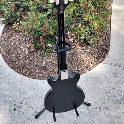 Epiphone Double Cut Junior Dr Skull Neck Gibson P100 Custom Build DC image 5