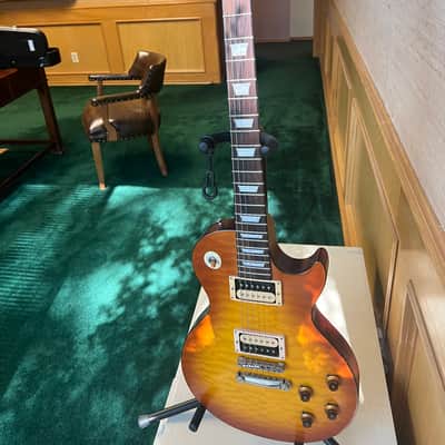 Tokai  Love Rock Model 2002 Honey Gold Quilted Finish image 1