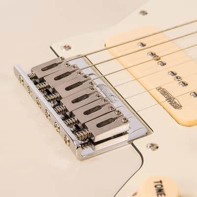 Vintage V65 ReIssued Hard Tail Electric Guitar - Blonde (V65HBLD) image 14