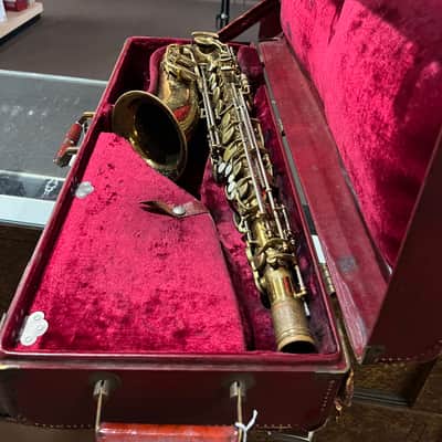 Vintage King Super 20 Full Pearl Tenor Saxophone image 11