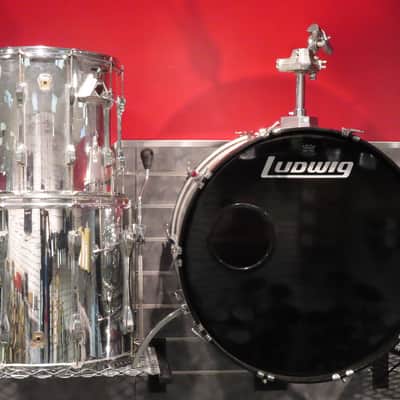 Ludwig Ludwig Modular 15"-18"-24" Chrome Over Maple Drum Shell Pack(3 Piece) (Edison, NJ) image 1