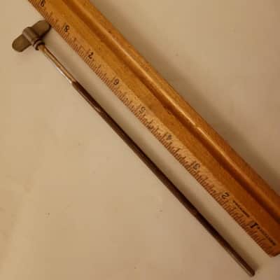 Leedy 8 1/8"Single-Tension Thumb Rod+Collar 10-24 Walberg&Auge Snare/Tom Drum US image 1