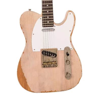 Vintage Icon Series V62 Distressed SS Electric Guitar - Ash Blonde - Open Box