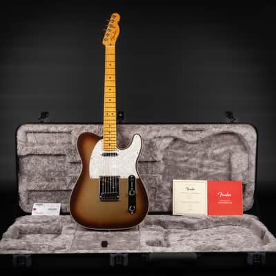 2022 Fender American Ultra Telecaster MN - Mocha Burst | USA Maple Fretboard Noiseless Pickup Compound Radius Locking Tuner 3.38kg | CoA OHSC image 1