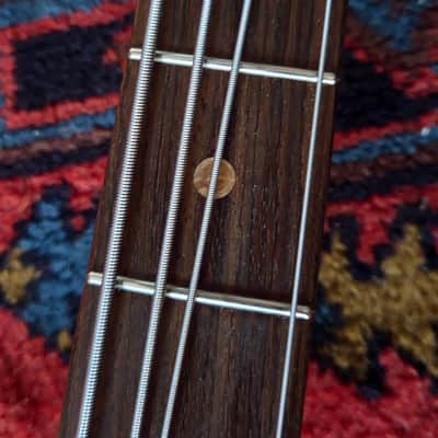 Lakland Joe Osborn # 01 Signature Bass Shoreline Gold w/ OHSC & Frank Hammond Pickups - Jeff Beck Carved His Name On Back!!! image 4