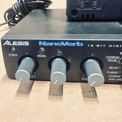 Alesis NanoVerb 18-Bit Digital Effects Processor w/ Power Supply – Tested & Working image 2