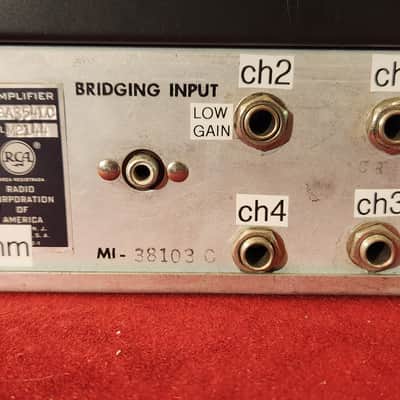 Vintage 1970s RCA SA-354 Amp Conversion From Microphone PA Black image 10