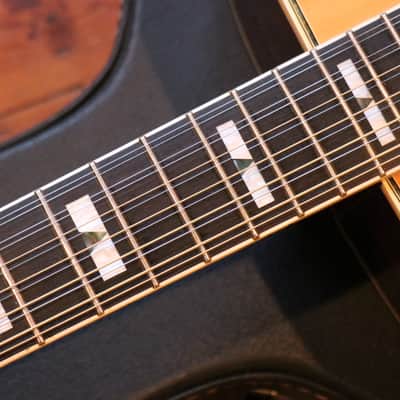 Rare Vintage Kiso Suzuki Dreadnought D55 Replica c.1972 + Pro Setup +Japan! (after the Guild style) image 9